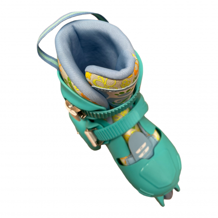 Role copii R06 cu casca, cotiere si genunchiere, masuri reglabile 26 - 33, albastru S [8]