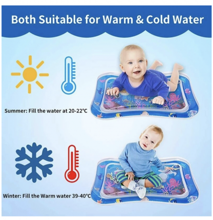 Saltea cu apa pentru bebelusi 70 x 50 cm - Delfinul si caracatita [14]