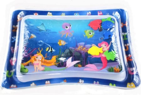 Covorase si saltele de joaca - Saltea cu apa pentru bebelusi 70 x 50 cm - sirenele si animalele marine