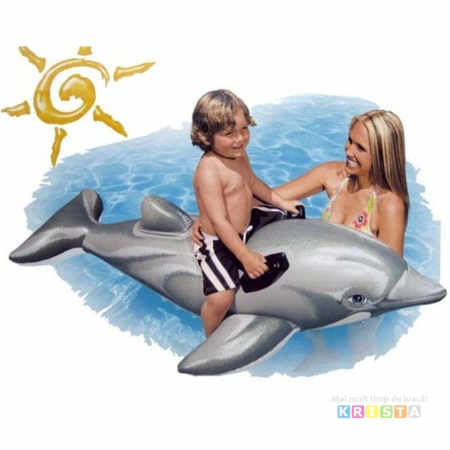 Saltea De Apa Pentru Copii Delfin Intex, 175 x 66 cm. 58535 [0]