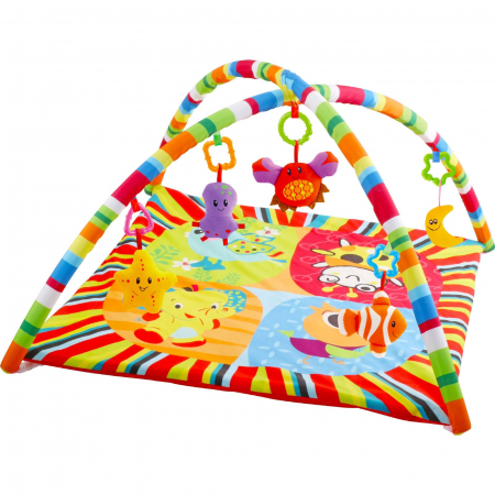 Centru de activitati bebelusi, saltea cu arcada, Baby Animals