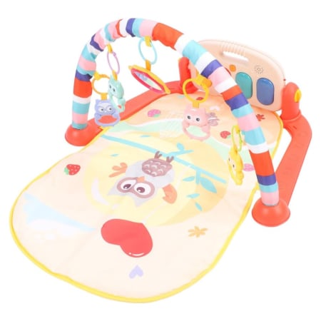 Jocuri si Jucarii - Saltea de joaca interactiva Baby Gym Play Mat cu lumini si muzica HE0651