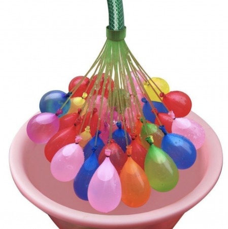 Set 111 Baloane Colorate pentru Apa, cu Sistem de Prindere [6]