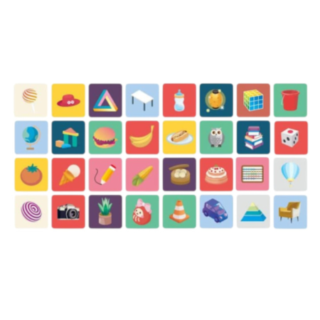 Set 16 carduri STEM de stimulare vizuala pentru bebelusi 12-36 luni [7]