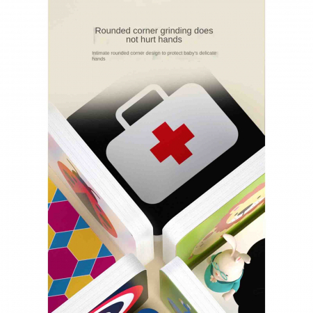 Set 20 carduri STEM, de stimulare siinvatare vizuala, Culori, 6-12 luni [5]