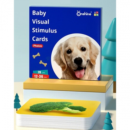Jocuri si Jucarii - Set 20 carduri STEM, de stimulare siinvatare vizuala, Poze, 12-36 luni