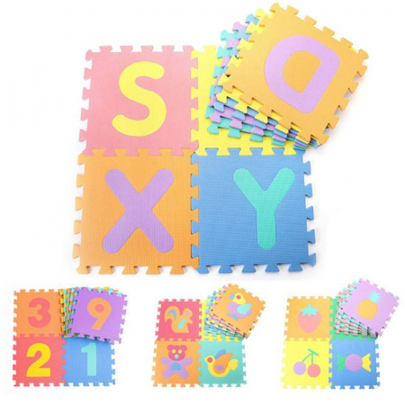 Covorase si saltele de joaca - Set 27 Piese Covor EVA Puzzle Din Burete