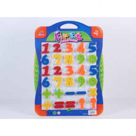 Set 30 cifre si semne matematice magnetice, din plastic, 4 cm [2]