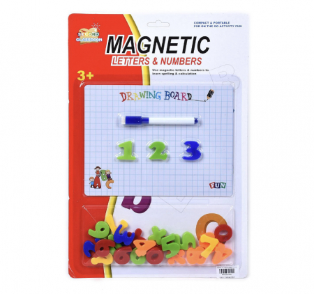 Set 20 cifre si semne matematice, cu tablita magnetica si marker [2]