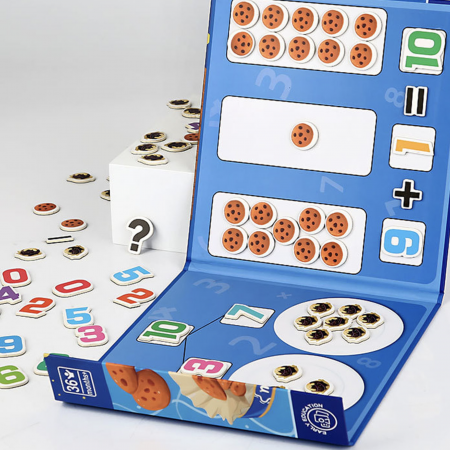 Carte magnetica asocieri matematice – Aritmetica cu prajiturele de la 1 - 10 [3]