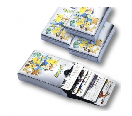 Set 55 cartonase argintii Pokemon [4]