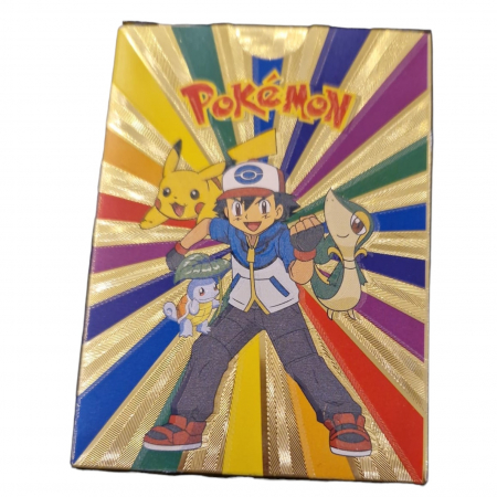 Figurine si personaje din desene animate - Set 55 cartonase multicolor golden Pokemon