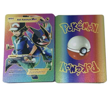 Figurine si personaje din desene animate - Set 55 cartonase multicolor golden Pokemon