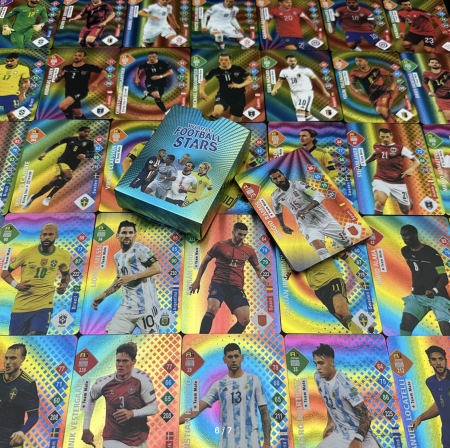 Set 55 cartonase multicolor golden Fotbalisti - World Football Stars [5]