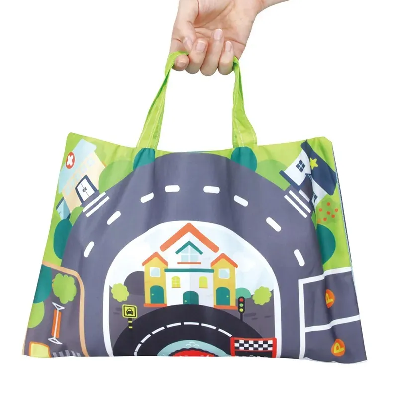 Set 6 masinute textile cu saculet [3]