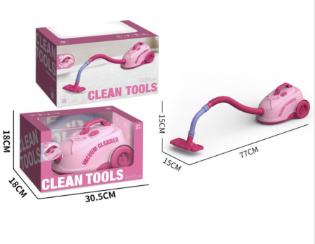 Jocuri si Jucarii - Aspirator de jucarie pentru copii, cu sunet, 77 cm, set complet