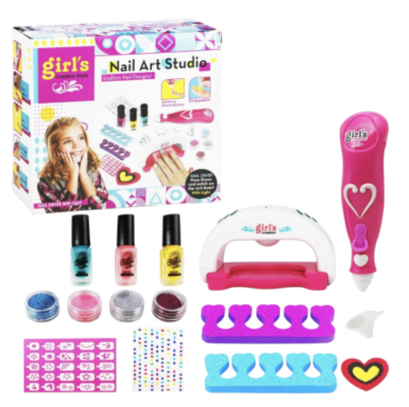 Set complet pentru unghii MBK-369Y, salon de manichiura, cu lampa pentru uscare [7]