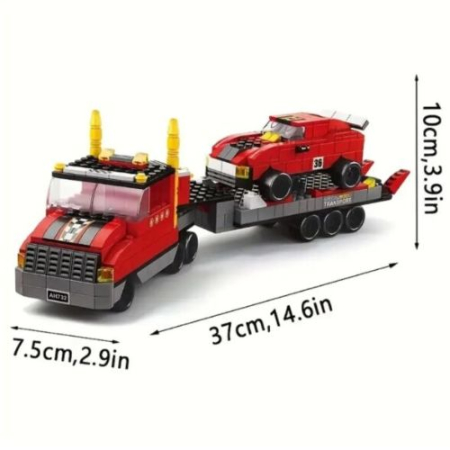 Set constructie 6 in 1 Camion 1000 piese, pentru copii 6+ ani [2]