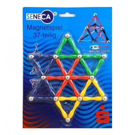 Seturi de constructie - Set constructie Magnetic 37 piese Magnetspiel