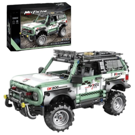 Jocuri si Jucarii - Set constructie masina off-road 4x4 expeditie DK206, 1264 piese, directie HOG, 6 ani+