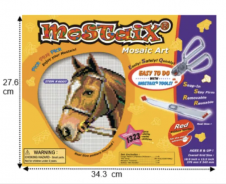 Set creatie DIY mozaic Cal cu 1323 piese [2]
