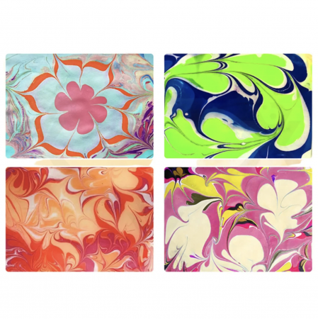 Set Creativ Pictură cu Efect de Marmura, 12 Culori [6]