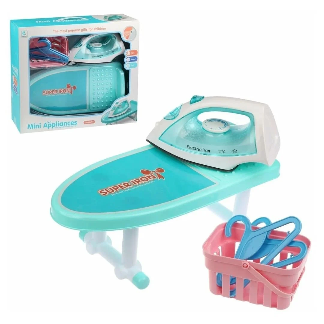 Jocuri si Jucarii - Set de joaca masa de calcat si fier cu sunete si lumini Mini Appliances, +3 ani