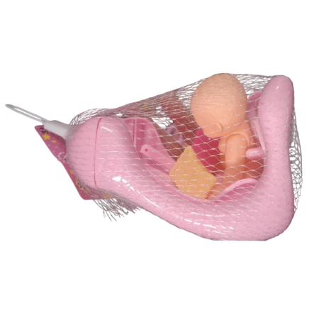 Set de joaca Papusa Bebe cu accesorii leagan, biberon, suzeta si sapun, 3 ani+ [2]