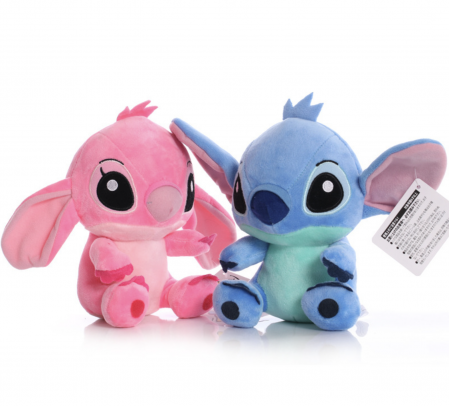 Mascote - Set doua mascote din plus Stitch si Angel 20 cm
