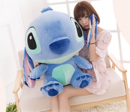 Set doua mascote din plus Stitch si Angel 65 cm [5]