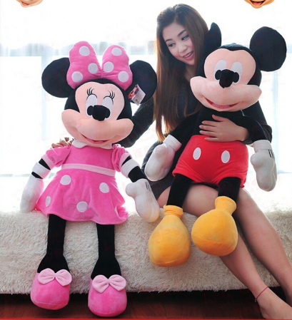 Set doua mascote Mickey si Minnie Mouse Din Plus 100 Cm [1]