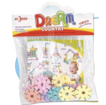 Set educational STEM de constructie cu discuri, 11 piese [4]