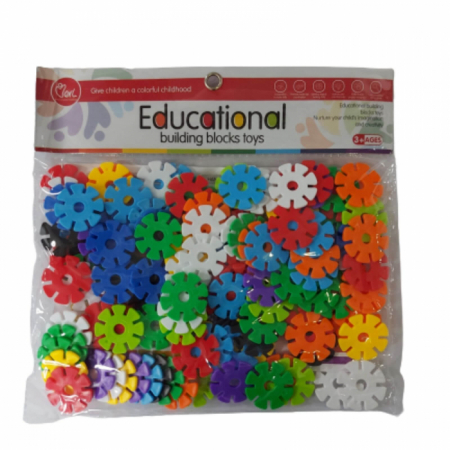 Set educational STEM de constructie cu discuri, 78 piese [10]