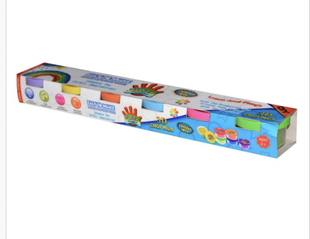 Jocuri si Jucarii - Set Plastilina Colorata cu 6 Borcane, 170.1 grame