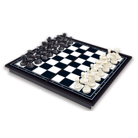 Jocuri si Jucarii - Set Joc de Sah Magnetic Pliabil de Buzunar 17x17 cm