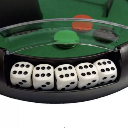 Set Joc De Societate Casino Ruleta Mare Zaruri Cu Cupa Carti Si Jetoane [4]