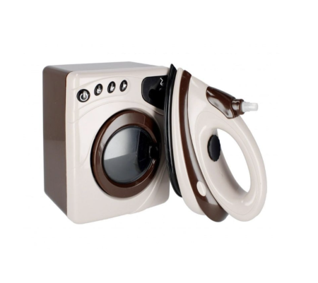 Jocuri si Jucarii - Set jucarie Masina de spalat si Fier de calcat, crem