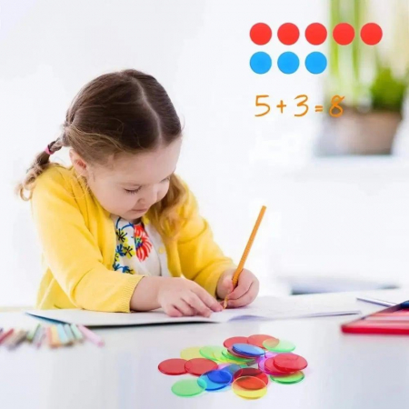 Set la Borcan cu 300 Ceruclete din Plastic – Activități Educative [2]