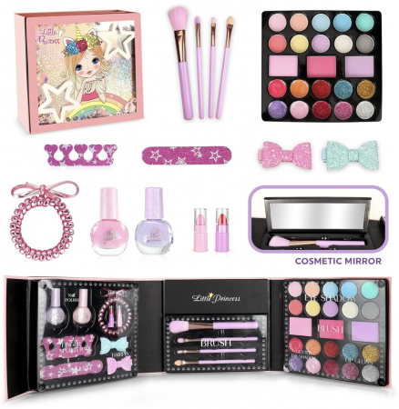 Jocuri si Jucarii - Set 15 accesorii de Machiaj si Accesorii pentru Copii