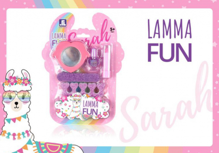Jocuri si Jucarii - Set Manichiura Lamma Fun cu Lipgloss, Oja si Oglinda si Accesorii