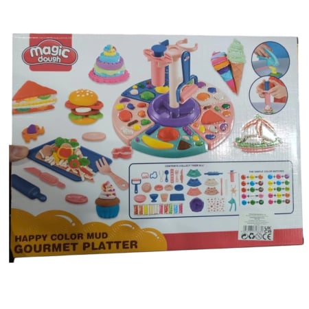 Jocuri si Jucarii - Set Mare Bucatarie cu Plastilina si Forme – Modelaj Creativ pentru Copii