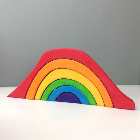 Set Montessori 23 piese Jumbo Rainbow [5]