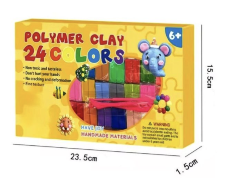 Set Plastilina Colorata pentru Modelaj – 24 Culori si Accesorii [3]