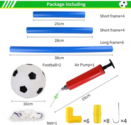Set poarta de fotbal 120 cm, DQ-120 [3]