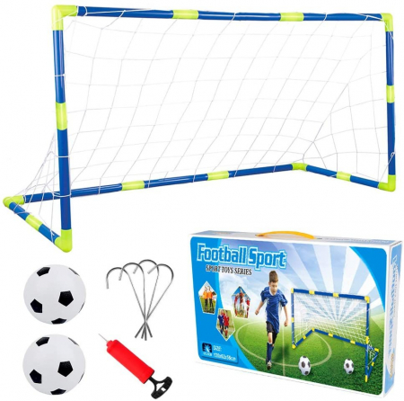 Jucarii cu apa si articole sportive pentru copii - Set poarta de fotbal 120 cm, DQ-120