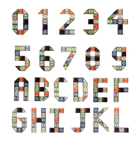 Set STEM 100 Piese Magnetice Transparente de Construit – Magnetic Tiles [12]