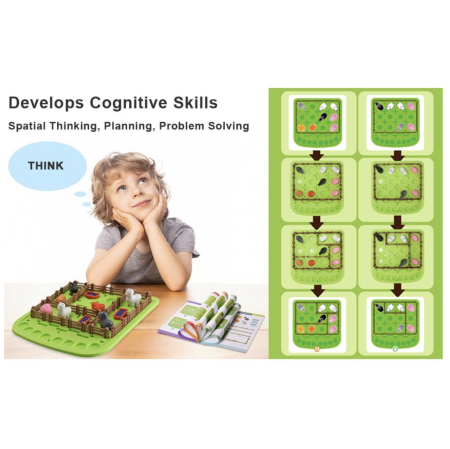 Smart Farmer - joc de logica cu animale de ferma, 60 provocari, limba romana [3]