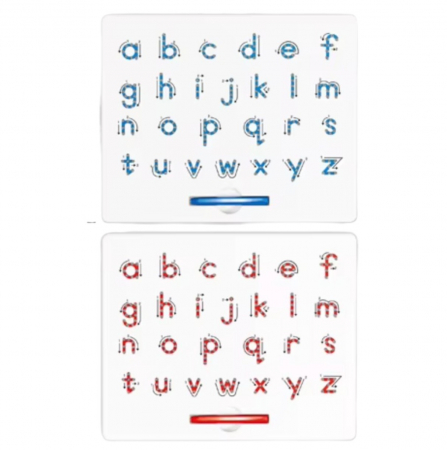 Tabla cu pix si 207 bile magnetice pentru invatarea literelor mici ale alfabetului [2]