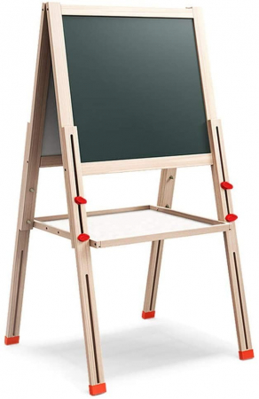 Tabla Jumbo cu Doua Fete, tip sevalet, inaltime reglabila, 148 cm, din lemn [11]