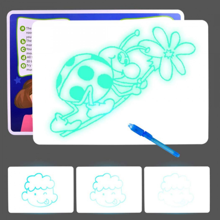 Tabla Magica Fluorescenta de scris cu Lumina [5]